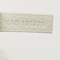 Pre Owned Goyard White Goyardine Coated Canvas and Leather Saint Louis PM Tote