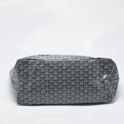 Pre Owned Goyard Grey Goyardine Coated Canvas and Leather Saint Louis GM Tote