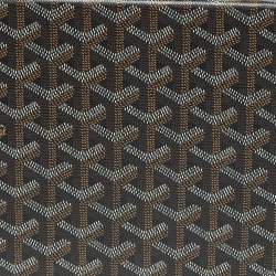 Pre Owned Goyard Brown Goyardine Coated Canvas and Leather Grand Hotel Trunk