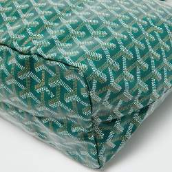 Pre Owned حقيبة يد ساينت لويس جوارد قماش وجلد مقاوى جويرادين أخضر بي إم