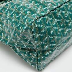 Pre Owned حقيبة يد ساينت لويس جوارد قماش وجلد مقاوى جويرادين أخضر بي إم