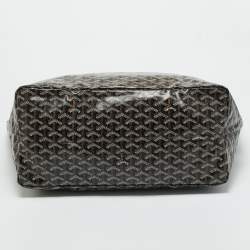 Pre Owned Goyard Brown Goyardine Coated Canvas and Leather Saint Louis GM Tote