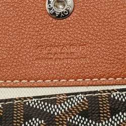 Pre Owned Goyard Brown Goyardine Coated Canvas and Leather Saint Louis GM Tote