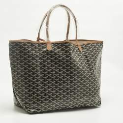 Pre Owned Goyard Brown Goyardine Coated Canvas and Leather Saint Louis GM Tote