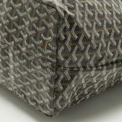 Pre Owned Goyard Brown Goyardine Coated Canvas and Leather Saint Louis GM Tote