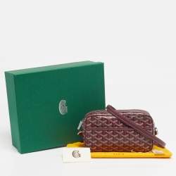 Pre Owned حقيبة كروس جويارد ساك كاب فيرت كانفاس مقوى جوياردين أحمر