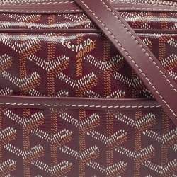 Pre Owned حقيبة كروس جويارد ساك كاب فيرت كانفاس مقوى جوياردين أحمر