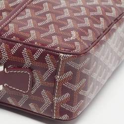 Pre Owned حقيبة كروس جويارد ساك كاب فيرت كانفاس مقوى جوياردين أحمر