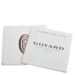 Pre Owned Goyard Black Goyardine Coated Canvas St. Louis GM Tote