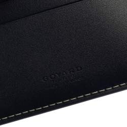 Pre Owned Goyard Dark Blue Coated Canvas Victoire Bifold Wallet