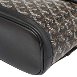 Goyard Black Goyardine Coated Canvas and Leather Mini Alpin Backpack