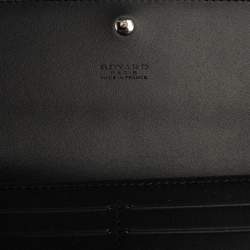 Pre Owned Goyard Black Goyardine Coated Canvas Varenne Continental Wallet
