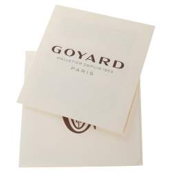 Pre Owned Goyard Navy Blue Goyardine Coated Canvas Sac Rouette PM Shoulder Bag