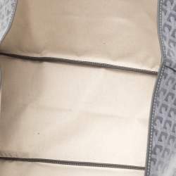 Pre Owned Goyard Grey Goyardine Coated Canvas St. Louis GM Tote