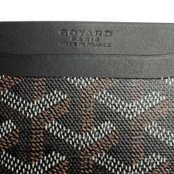 Goyard Black Goyardine Coated Canvas and Leather Saint Sulpice Card Holder