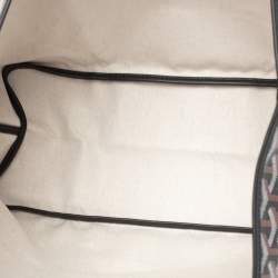 Pre Owned Goyard Black Goyardine Coated Canvas St. Louis PM Tote