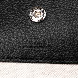 Pre Owned Goyard Black Goyardine Coated Canvas St. Louis PM Tote