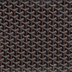 Goyard Black Goyardine Coated Canvas Senat II MGM Clutch