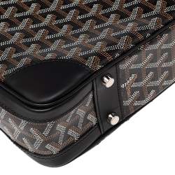 Pre Owned Goyard Black Goyardine Canvas and Leather Ambassade Briefcase
