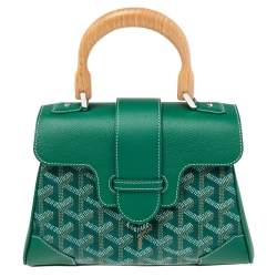 Goyard Goyardine Saigon PM - Green Handle Bags, Handbags - GOY35458