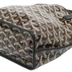 Pre Owned Goyard Black Goyardine Coated Canvas Anjou Mini Bag