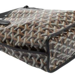 Pre Owned Goyard Black Goyardine Coated Canvas Anjou Mini Bag