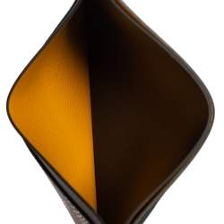 Pre Owned Goyard Black Goyardine Coated Canvas and Leather Saint Sulpice Card Holder