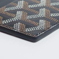 Pre Owned محفظة بطاقات جويارت سانت سولبيس جلد وكانفاس جوياردين أسود مقوى