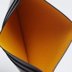 Pre Owned محفظة بطاقات جويارت سانت سولبيس جلد وكانفاس جوياردين أسود مقوى