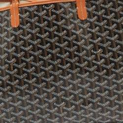 Goyard Tan Goyardine Coated Canvas and Leather Saint Louis PM Tote