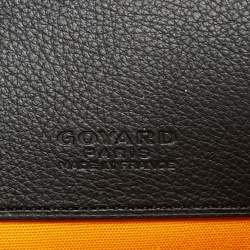 Pre Owned Goyard Black Goyardine Coated Canvas Senat GM Clutch