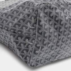 Pre Owned Goyard Grey Goyardine Coated Canvas and Leather Saint Louis GM Tote
