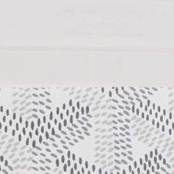 Pre Owned Goyard White Goyardine Coated Canvas and Leather Saint Sulpice Card Holder
