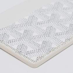 Pre Owned Goyard White Goyardine Coated Canvas and Leather Saint Sulpice Card Holder