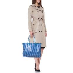 Goyard Blue St. Louis PM Tote Bag ○ Labellov ○ Buy and Sell Authentic Luxury