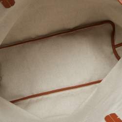 Pre Owned Goyard Brown Goyardine Coated Canvas and Leather Saint Louis PM Tote
