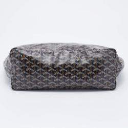 Pre Owned Goyard Brown/Tan Goyardine Coated Canvas and Leather Saint Louis PM Tote