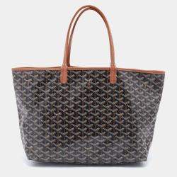 Goyard Brown Goyardine Coated Canvas and Leather Saint Louis PM Tote