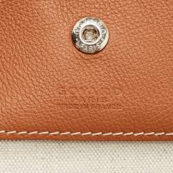 Pre Owned Goyard Brown Goyardine Coated Canvas and Leather Printed Saint Louis PM Tote