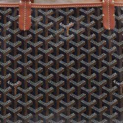 Goyard Brown/Tan Goyardine Coated Canvas and Leather Saint Louis PM Tote