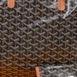 Goyard Brown Goyardine Coated Canvas and Leather Saint Louis PM Tote