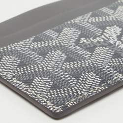 Goyard Grey Goyardine Coated Canvas and Leather Saint Sulpice Card Holder