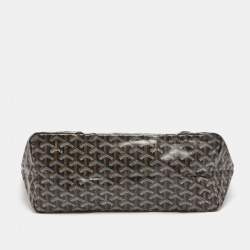 Goyard Black/Tan Goyardine Coated Canvas and Leather Saint Louis PM Tote