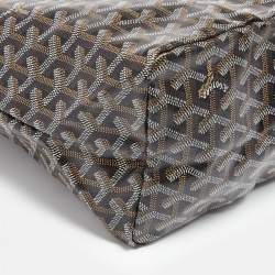 Goyard Black/Tan Goyardine Coated Canvas and Leather Saint Louis PM Tote