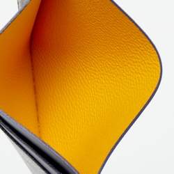 Pre Owned Goyard Blue Coated Canvas Saint Sulpice Card Holder 