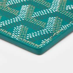 Goyard Green Coated Canvas Saint Sulpice Card Holder