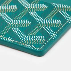 Goyard Green Coated Canvas Saint Sulpice Card Holder