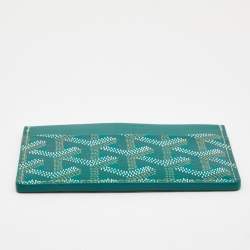 Goyard Green Coated Canvas Saint Sulpice Card Holder