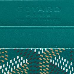 Goyard Green Coated Canvas Saint Sulpice Card Holder