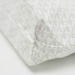 Goyard White Goyardine Coated Canvas and Leather Saint Louis PM Tote